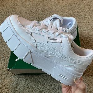 PUMA Mayze Stack White Sneakers
